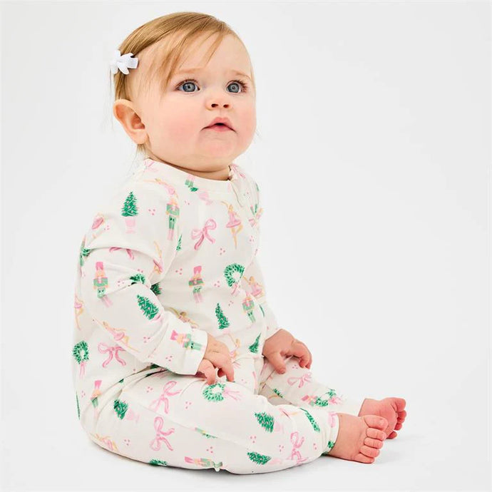 Sugar Plum Dreams Zipper Footie