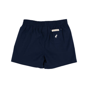 Prepletic™ Sheffield Shorts Nantucket Navy with Saratoga Stone Stork