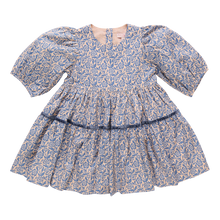 Girls Maribelle Dress Blue Climbing Floral