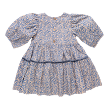 Girls Maribelle Dress Blue Climbing Floral