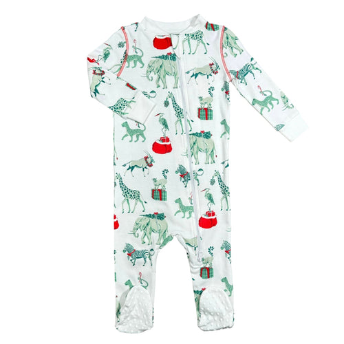 Christmas Safari, Footed Pajama