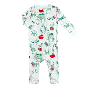Christmas Safari, Footed Pajama