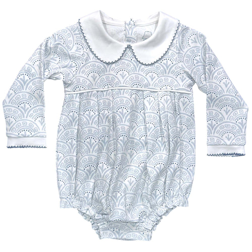 Blue Scallop, Unisex LS Bubble