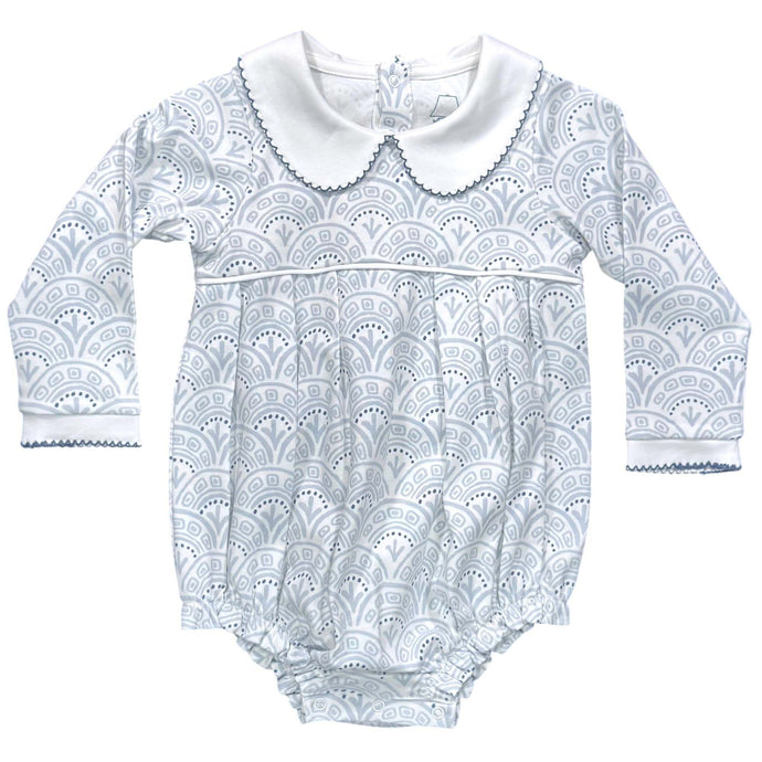 Blue Scallop, Unisex LS Bubble