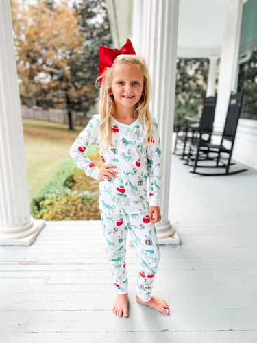 Christmas Safari, 2-Piece Pajama Set
