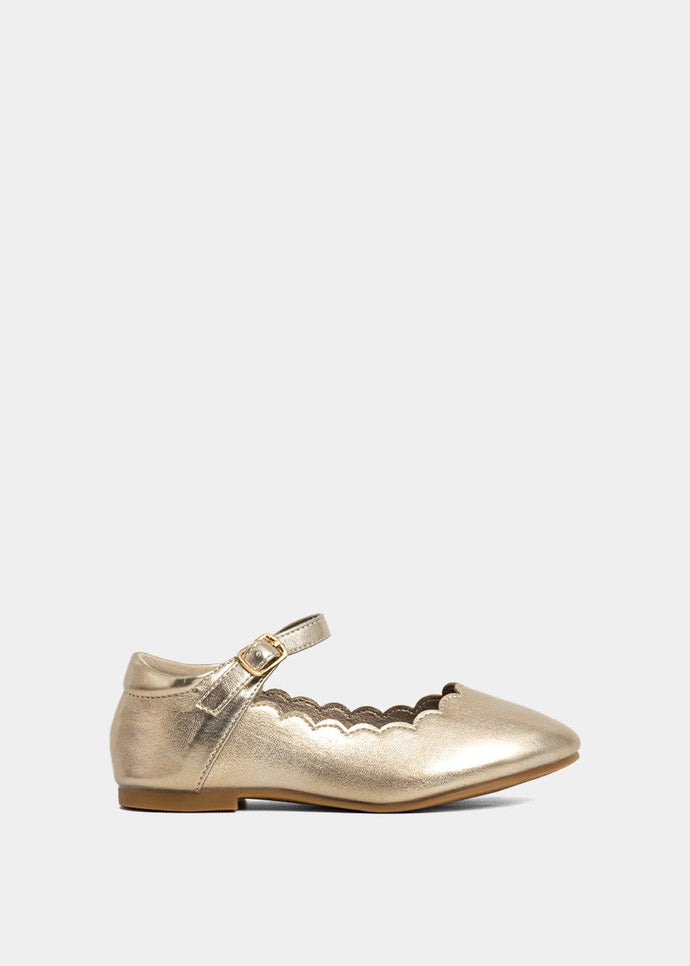 Agatha Mini Light Gold Flat
