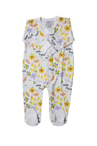 Candy Corn Zipper Pajama