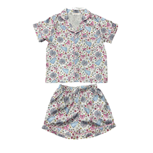 SATIN LOUNGEWEAR SET- CHEER PRINT