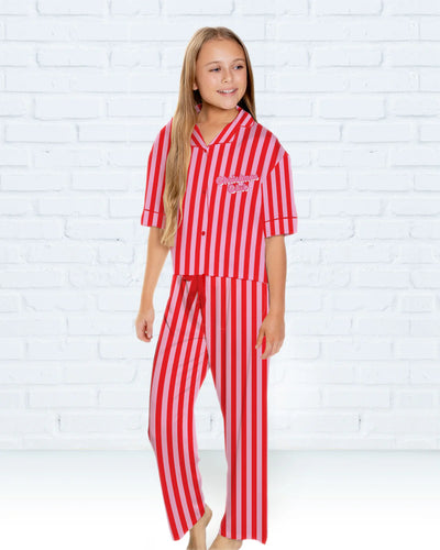 Kids Silky Christmas Club(Short Sleeve w/ Pants)