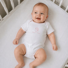 Harvest Blessings Baby's First Thanksgiving Hand-Embroidered Bodysuit - Pink
