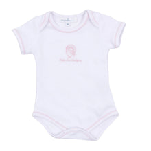 Harvest Blessings Baby's First Thanksgiving Hand-Embroidered Bodysuit - Pink