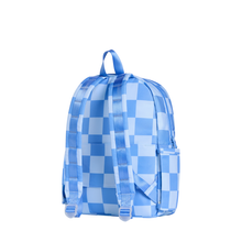 Kane Backpack Charms Blue Check