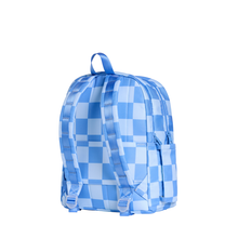 Kane Double Pocket Backpack Charms Blue Check