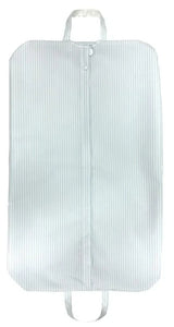 TRVL GARMENT BAG, PIMLICO STRIPE BLUE