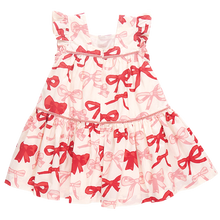 Girls Camelia Dress Valentines Bows