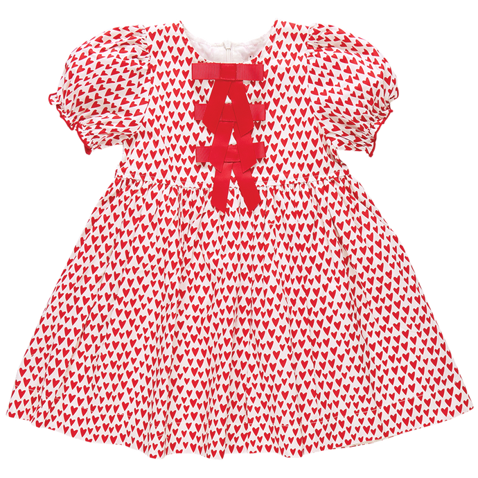 Girls Hermione Dress Mini Hearts