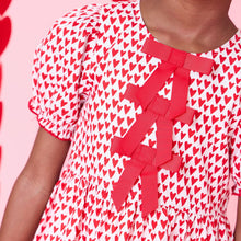 Girls Hermione Dress Mini Hearts