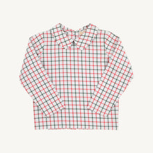 Peter Pan Collar Shirt (Long Sleeve Woven) Old Town Tattersall