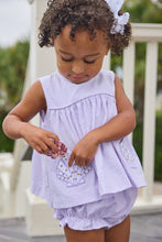 Applique Pocket Short Set - Sea Shells