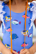 Ruehling Ruffle Bathing Suit, Here Fishy Fishy