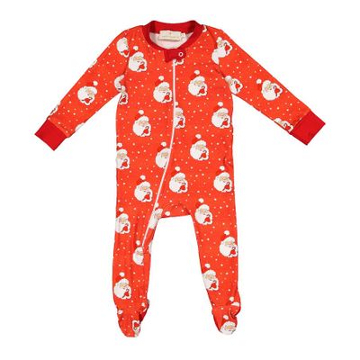 Red Santa Glows Pajamas, Baby Boy