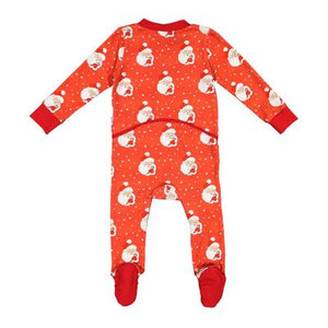 Red Santa Glows Pajamas, Baby Boy
