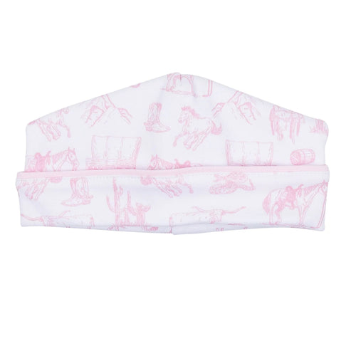 Pink Wild West Toile Hat