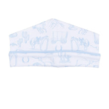 Light Blue Wild West Toile Hat