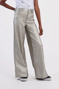 Girls Woven Pants Silver