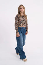 Girls Woven Pants Light Blue Denim
