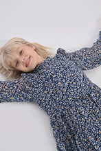 Girls Blue Nora Woven Dress