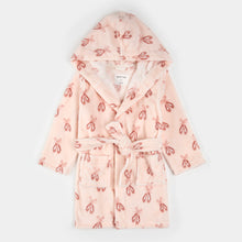 Ballet Slippers Print on Light Pink Plush Robe