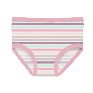 Girls Underwear Ice Cream Stripe