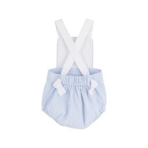 Sayre Sunsuit, Buckhead Blue Seersucker