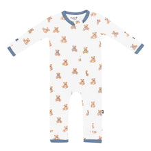 Zippered Romper in Teddy Bear