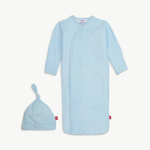 Magnetic Gown & Hat Set Pin Blue Dot