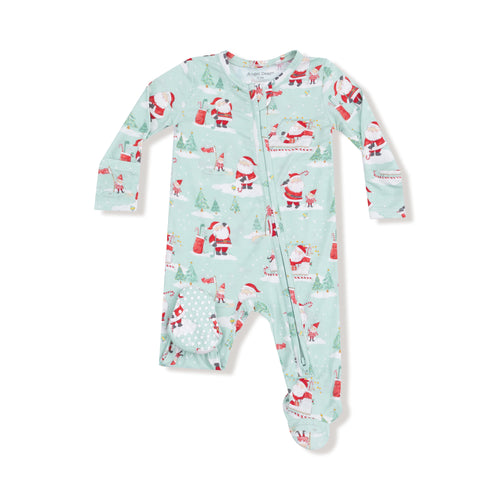Golfing Santa and Elves
2 Way Zipper Footie