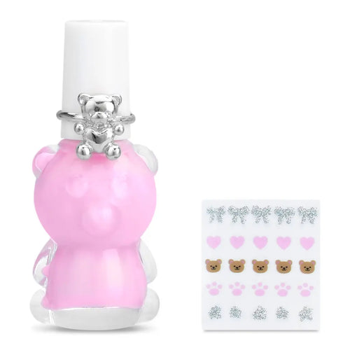 Beary Cute Nail Polish & Ring Set