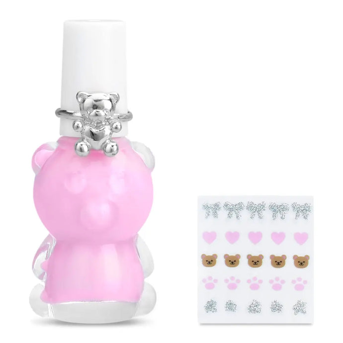 Beary Cute Nail Polish & Ring Set