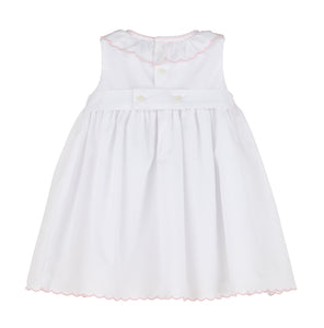 Smocked Pink Feston Dress 12m
