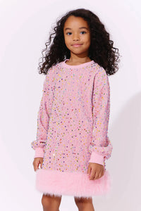 CONFETTI SHIMMER PARTY DRESS