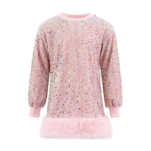 CONFETTI SHIMMER PARTY DRESS