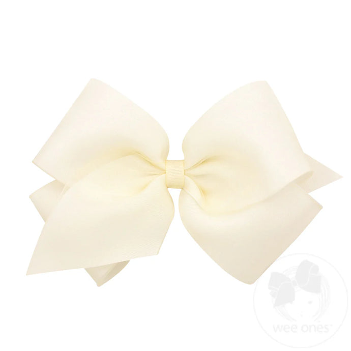 King Organza Overlay Hair Bow