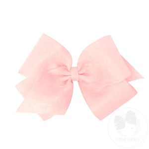King Organza Overlay Hair Bow