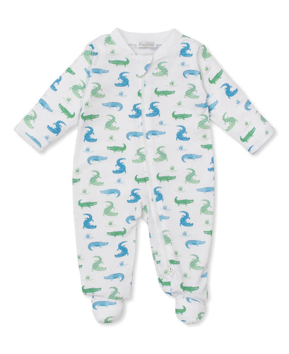 Cruising Crocodiles Zipper Footie