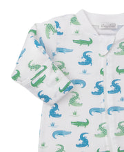 Cruising Crocodiles Zipper Footie