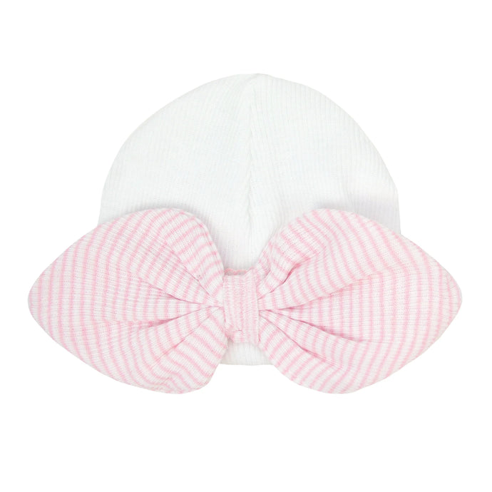Paty Knit Saylor Beanie with Bow #126RBW
Pink