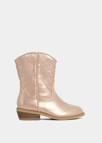 Zahara Toddler Boots Rose Gold