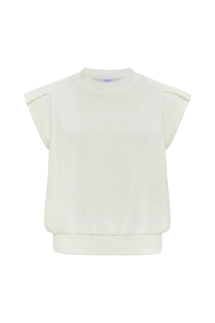 Olivia Knit Top White
