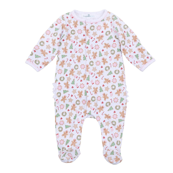 Frosted Wonderland Footie Pink